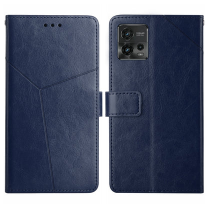 HT01 Y-shaped Pattern Flip Leather Phone Case, For Motorola Moto E22 4G, For Motorola Moto G72 4G, For OPPO A17, For Realme 10 4G