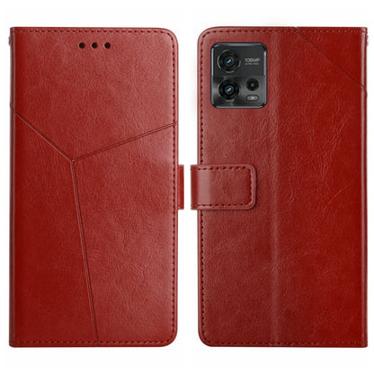 HT01 Y-shaped Pattern Flip Leather Phone Case, For Motorola Moto E22 4G, For Motorola Moto G72 4G, For OPPO A17, For Realme 10 4G