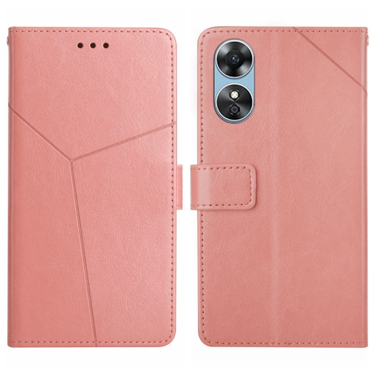 HT01 Y-shaped Pattern Flip Leather Phone Case, For Motorola Moto E22 4G, For Motorola Moto G72 4G, For OPPO A17, For Realme 10 4G