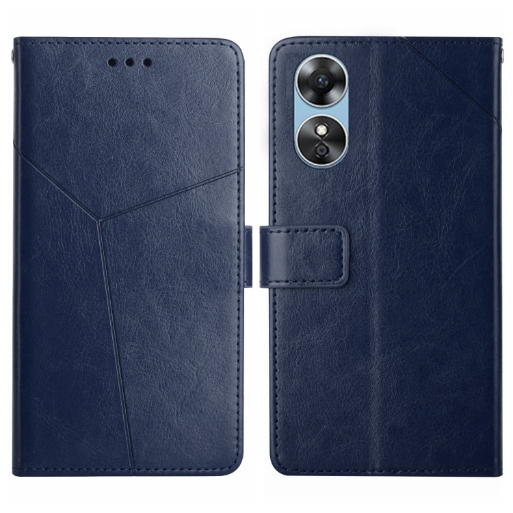 HT01 Y-shaped Pattern Flip Leather Phone Case, For Motorola Moto E22 4G, For Motorola Moto G72 4G, For OPPO A17, For Realme 10 4G