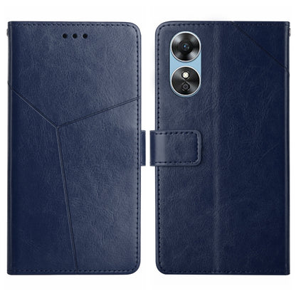 HT01 Y-shaped Pattern Flip Leather Phone Case, For Motorola Moto E22 4G, For Motorola Moto G72 4G, For OPPO A17, For Realme 10 4G