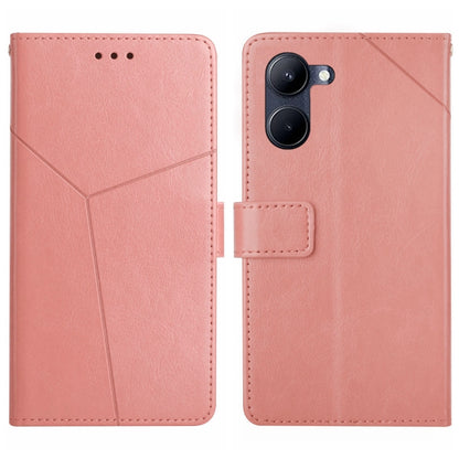 HT01 Y-shaped Pattern Flip Leather Phone Case, For Motorola Moto E22 4G, For Motorola Moto G72 4G, For OPPO A17, For Realme 10 4G