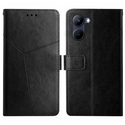 HT01 Y-shaped Pattern Flip Leather Phone Case, For Motorola Moto E22 4G, For Motorola Moto G72 4G, For OPPO A17, For Realme 10 4G