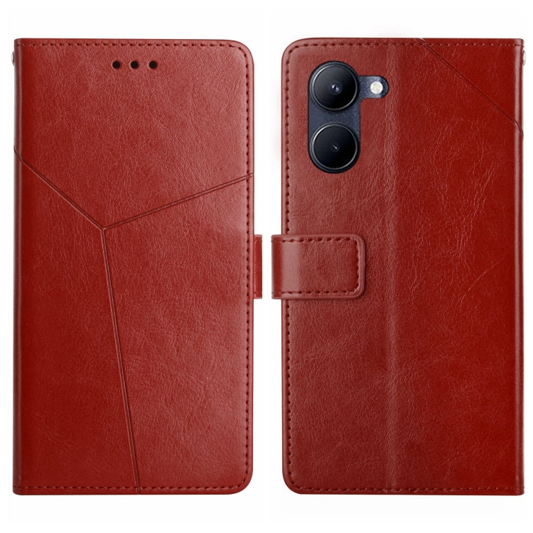 HT01 Y-shaped Pattern Flip Leather Phone Case, For Realme 10 5G, For Realme C33, For Xiaomi Redmi A1+, For Samsung Galaxy S23 Ultra 5G