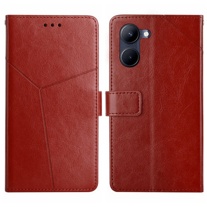 HT01 Y-shaped Pattern Flip Leather Phone Case, For Realme 10 5G, For Realme C33, For Xiaomi Redmi A1+, For Samsung Galaxy S23 Ultra 5G