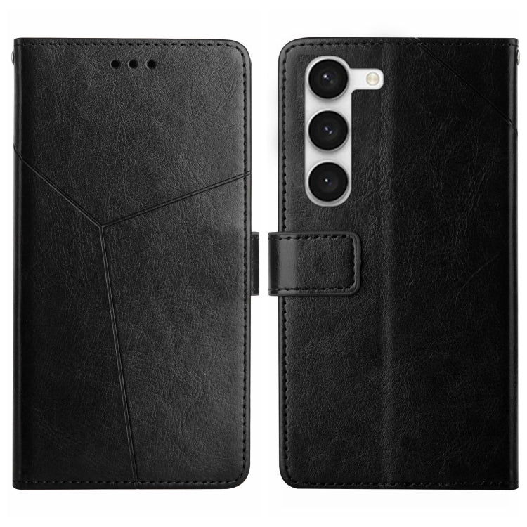 HT01 Y-shaped Pattern Flip Leather Phone Case, For Samsung Galaxy S23 5G, For Samsung Galaxy S23+ 5G, For Sharp Aquos Sense7 SH-V48, For Xiaomi 12 Lite NE