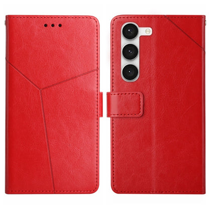 HT01 Y-shaped Pattern Flip Leather Phone Case, For Samsung Galaxy S23 5G, For Samsung Galaxy S23+ 5G, For Sharp Aquos Sense7 SH-V48, For Xiaomi 12 Lite NE