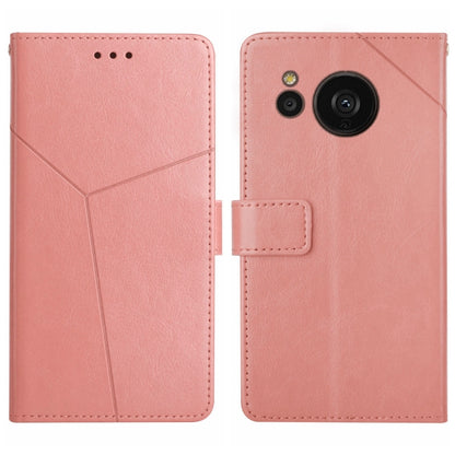 HT01 Y-shaped Pattern Flip Leather Phone Case, For Samsung Galaxy S23 5G, For Samsung Galaxy S23+ 5G, For Sharp Aquos Sense7 SH-V48, For Xiaomi 12 Lite NE