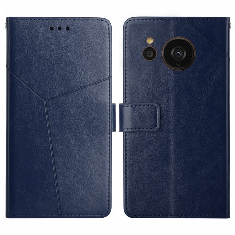 HT01 Y-shaped Pattern Flip Leather Phone Case, For Samsung Galaxy S23 5G, For Samsung Galaxy S23+ 5G, For Sharp Aquos Sense7 SH-V48, For Xiaomi 12 Lite NE