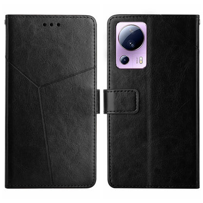 HT01 Y-shaped Pattern Flip Leather Phone Case, For Samsung Galaxy S23 5G, For Samsung Galaxy S23+ 5G, For Sharp Aquos Sense7 SH-V48, For Xiaomi 12 Lite NE
