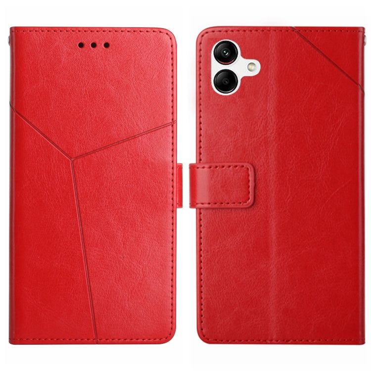 HT01 Y-shaped Pattern Flip Leather Phone Case, For Samsung Galaxy A04E, For Samsung Galaxy A14 5G, For OnePlus Nord N300