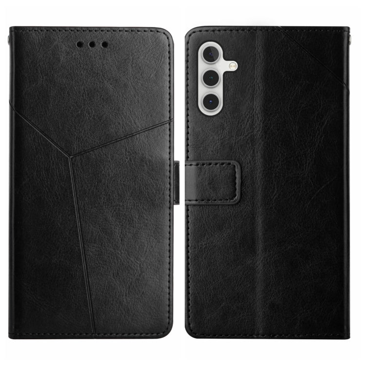 HT01 Y-shaped Pattern Flip Leather Phone Case, For Samsung Galaxy A04E, For Samsung Galaxy A14 5G, For OnePlus Nord N300