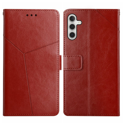 HT01 Y-shaped Pattern Flip Leather Phone Case, For Samsung Galaxy A04E, For Samsung Galaxy A14 5G, For OnePlus Nord N300