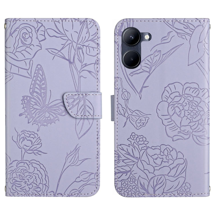 HT03 Skin Feel Butterfly Embossed Flip Leather Phone Case, For Realme 10 5G, For Realme C33, For Xiaomi Redmi A1+, For Samsung Galaxy S23 Ultra 5G