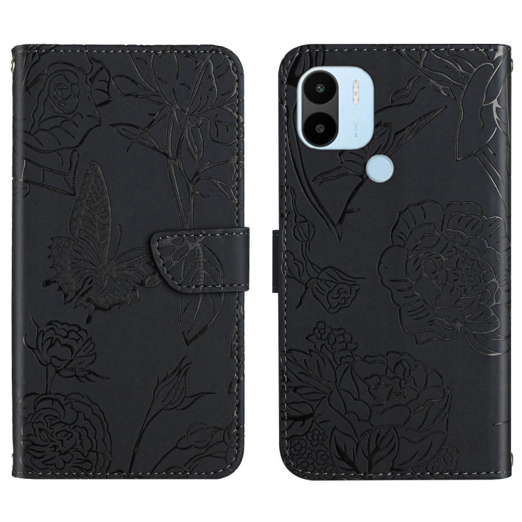 HT03 Skin Feel Butterfly Embossed Flip Leather Phone Case, For Realme 10 5G, For Realme C33, For Xiaomi Redmi A1+, For Samsung Galaxy S23 Ultra 5G
