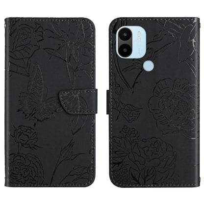 HT03 Skin Feel Butterfly Embossed Flip Leather Phone Case, For Realme 10 5G, For Realme C33, For Xiaomi Redmi A1+, For Samsung Galaxy S23 Ultra 5G