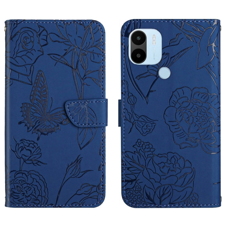 HT03 Skin Feel Butterfly Embossed Flip Leather Phone Case, For Realme 10 5G, For Realme C33, For Xiaomi Redmi A1+, For Samsung Galaxy S23 Ultra 5G