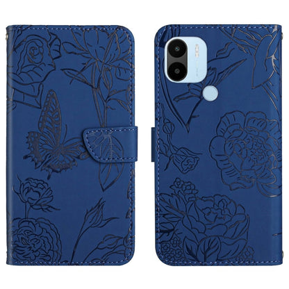 HT03 Skin Feel Butterfly Embossed Flip Leather Phone Case, For Realme 10 5G, For Realme C33, For Xiaomi Redmi A1+, For Samsung Galaxy S23 Ultra 5G