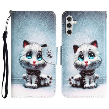 Colored Drawing Leather Phone Case, For Samsung Galaxy A14 5G