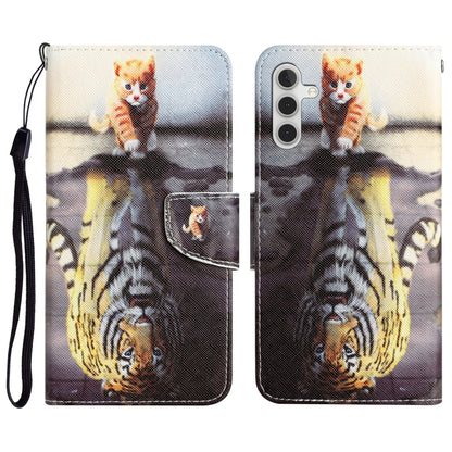 Colored Drawing Leather Phone Case, For Samsung Galaxy A14 5G