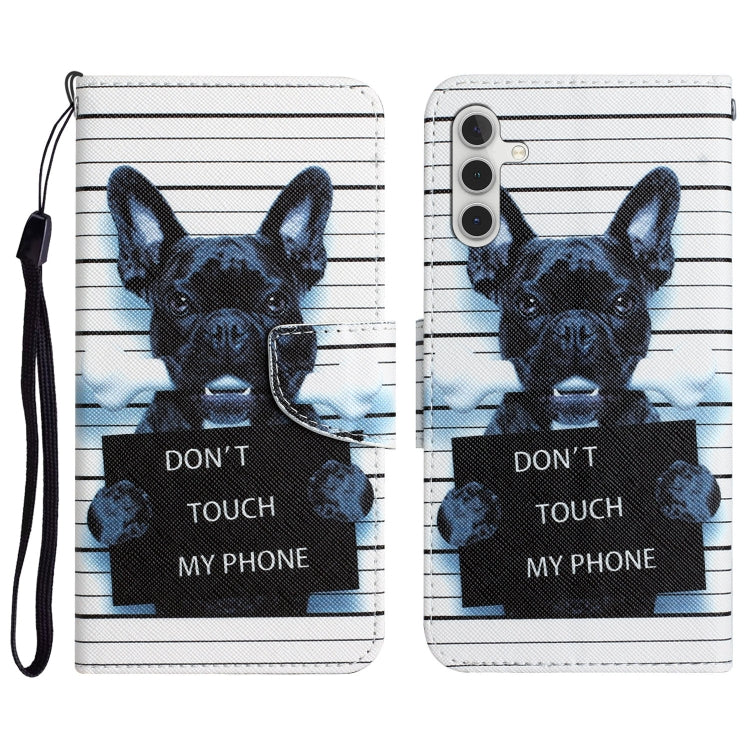 Colored Drawing Leather Phone Case, For Samsung Galaxy A14 5G