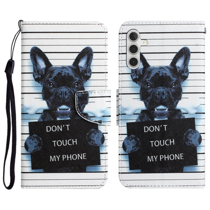Colored Drawing Leather Phone Case, For Samsung Galaxy A14 5G