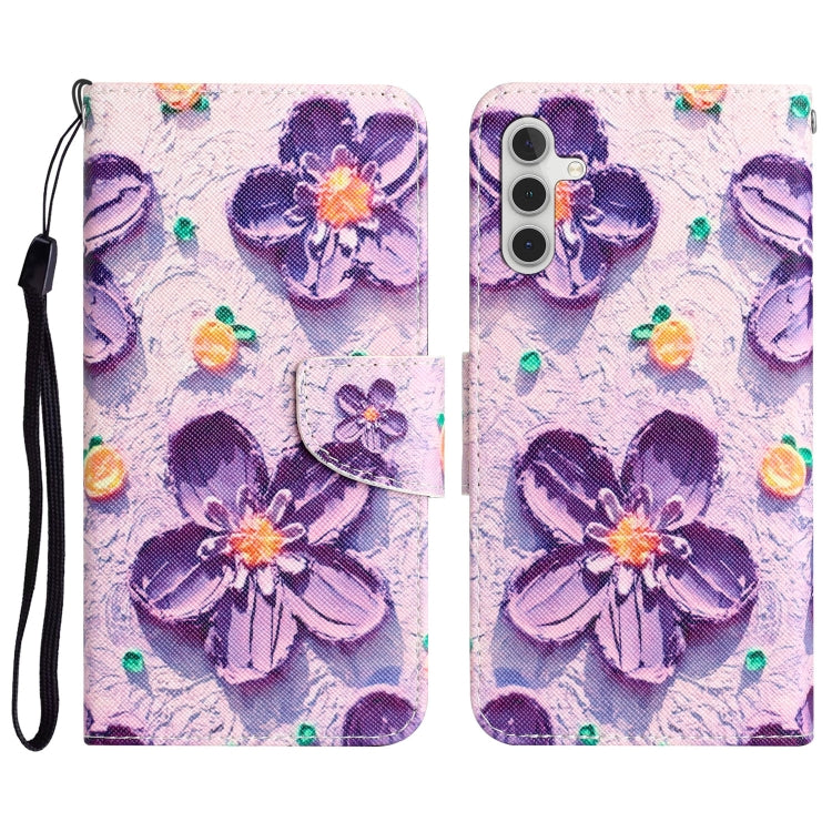 Colored Drawing Leather Phone Case, For Samsung Galaxy A14 5G