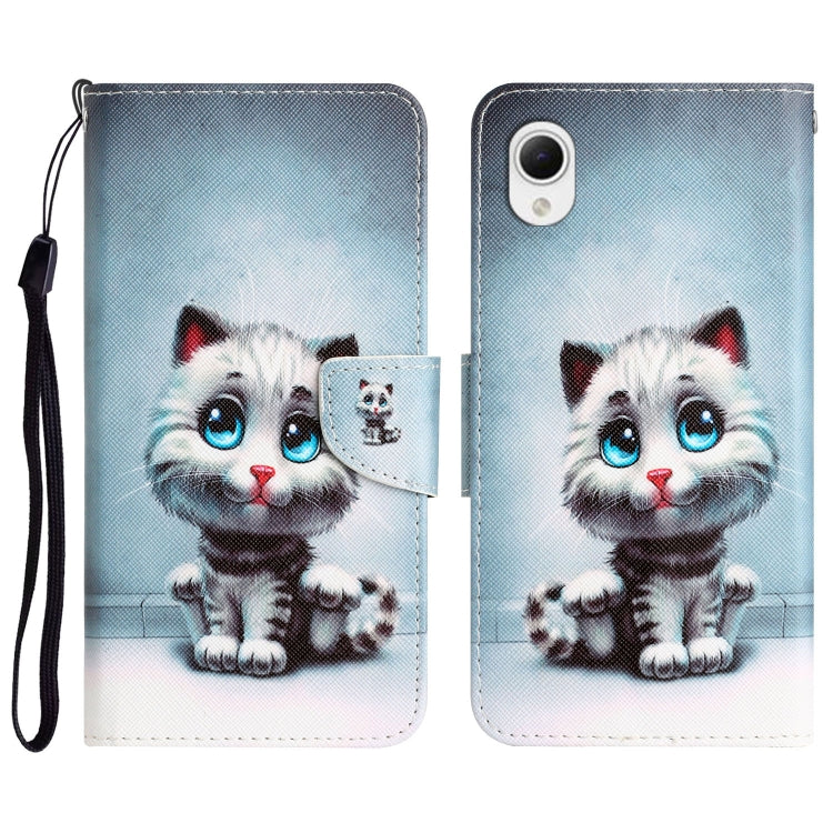 Colored Drawing Leather Phone Case, For Samsung Galaxy A23e