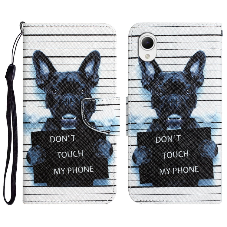 Colored Drawing Leather Phone Case, For Samsung Galaxy A23e
