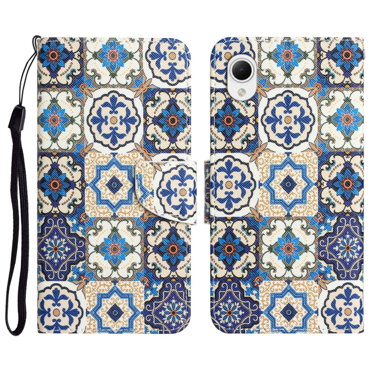 Colored Drawing Leather Phone Case, For Samsung Galaxy A23e