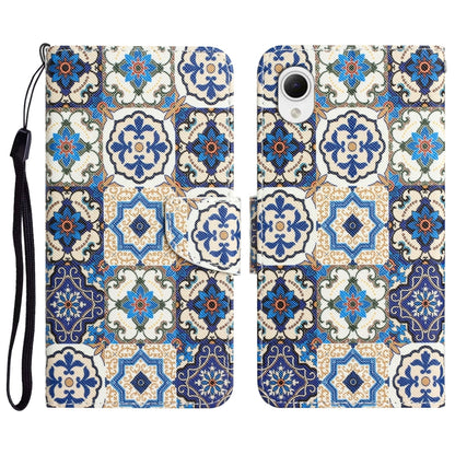 Colored Drawing Leather Phone Case, For Samsung Galaxy A23e