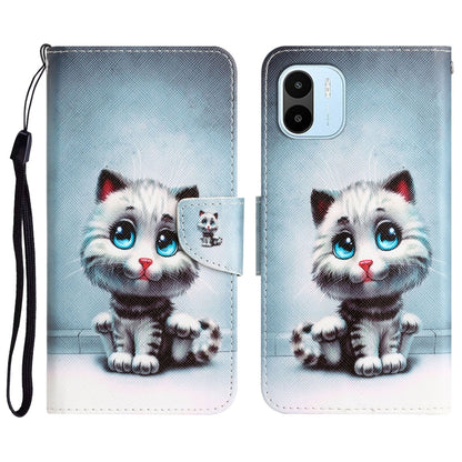 Colored Drawing Leather Phone Case, For Xiaomi Redmi A1