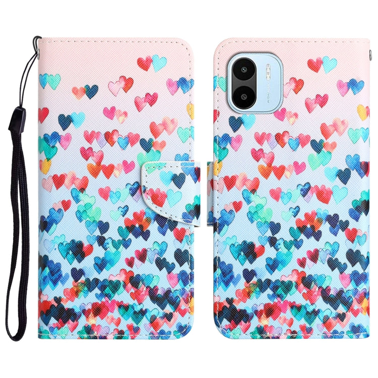 Colored Drawing Leather Phone Case, For Xiaomi Redmi A1