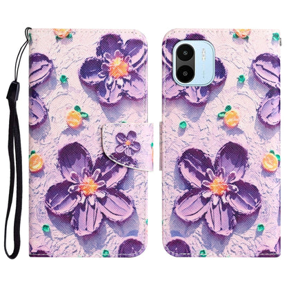 Colored Drawing Leather Phone Case, For Xiaomi Redmi A1