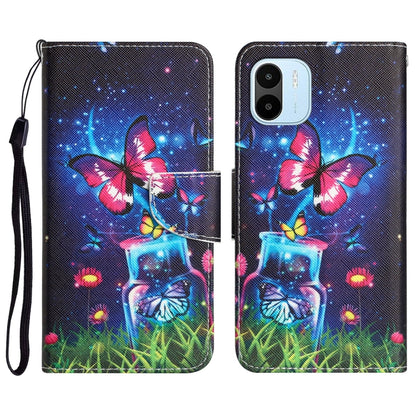 Colored Drawing Leather Phone Case, For Xiaomi Redmi A1