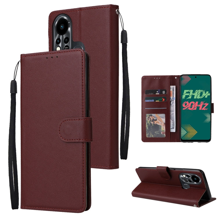 Multifunctional Horizontal Flip Leather Case with Three Card Slot, For Infinix Note 11s, For Infinix Note 11 Pro, For Infinix Note 10 Pro