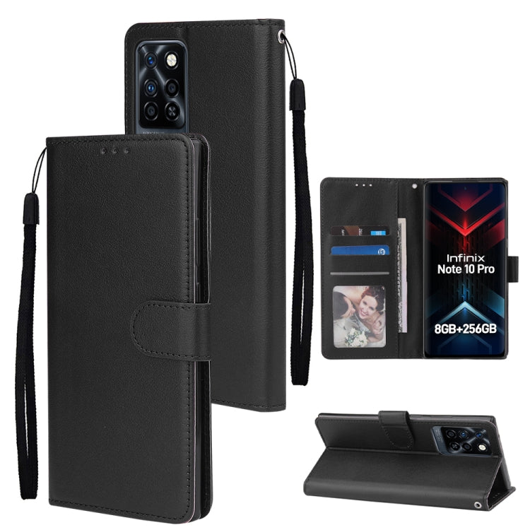 Multifunctional Horizontal Flip Leather Case with Three Card Slot, For Infinix Note 11s, For Infinix Note 11 Pro, For Infinix Note 10 Pro
