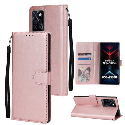 Multifunctional Horizontal Flip Leather Case with Three Card Slot, For Infinix Note 11s, For Infinix Note 11 Pro, For Infinix Note 10 Pro