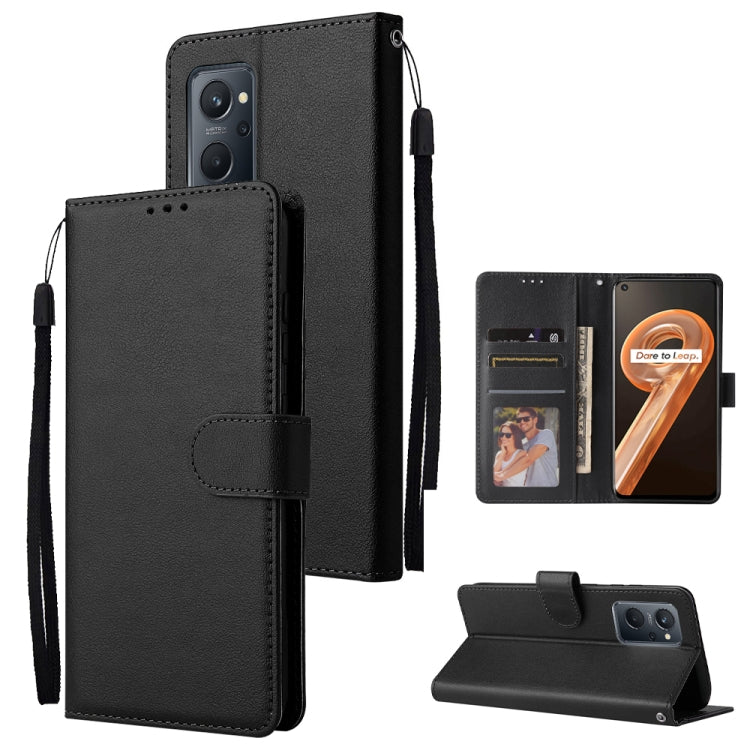Multifunctional Horizontal Flip Leather Case with Three Card Slot, For Realme 9i, For Realme 8i, For Realme C21Y / C25Y
