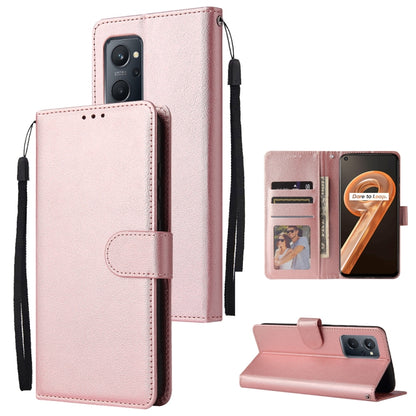 Multifunctional Horizontal Flip Leather Case with Three Card Slot, For Realme 9i, For Realme 8i, For Realme C21Y / C25Y
