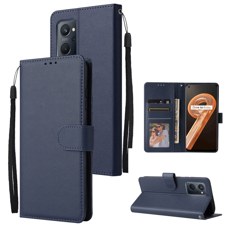 Multifunctional Horizontal Flip Leather Case with Three Card Slot, For Realme 9i, For Realme 8i, For Realme C21Y / C25Y