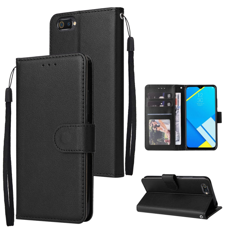 Multifunctional Horizontal Flip Leather Case with Three Card Slot, For Realme C2, For OPPO A15 / A15s / A35, For OPPO A5 / A3s / A12e / C1