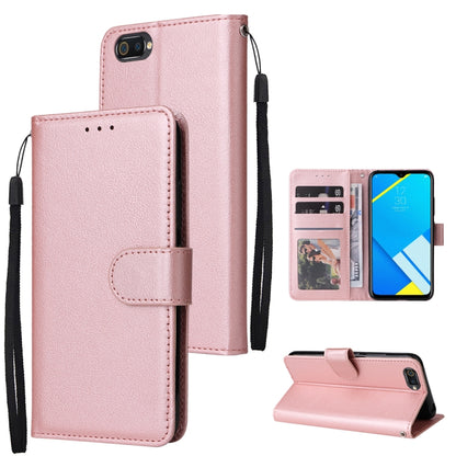 Multifunctional Horizontal Flip Leather Case with Three Card Slot, For Realme C2, For OPPO A15 / A15s / A35, For OPPO A5 / A3s / A12e / C1