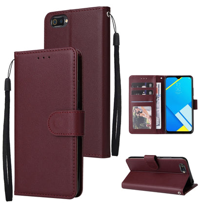 Multifunctional Horizontal Flip Leather Case with Three Card Slot, For Realme C2, For OPPO A15 / A15s / A35, For OPPO A5 / A3s / A12e / C1