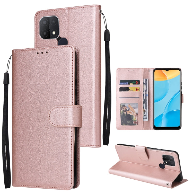 Multifunctional Horizontal Flip Leather Case with Three Card Slot, For Realme C2, For OPPO A15 / A15s / A35, For OPPO A5 / A3s / A12e / C1
