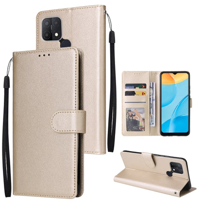 Multifunctional Horizontal Flip Leather Case with Three Card Slot, For Realme C2, For OPPO A15 / A15s / A35, For OPPO A5 / A3s / A12e / C1