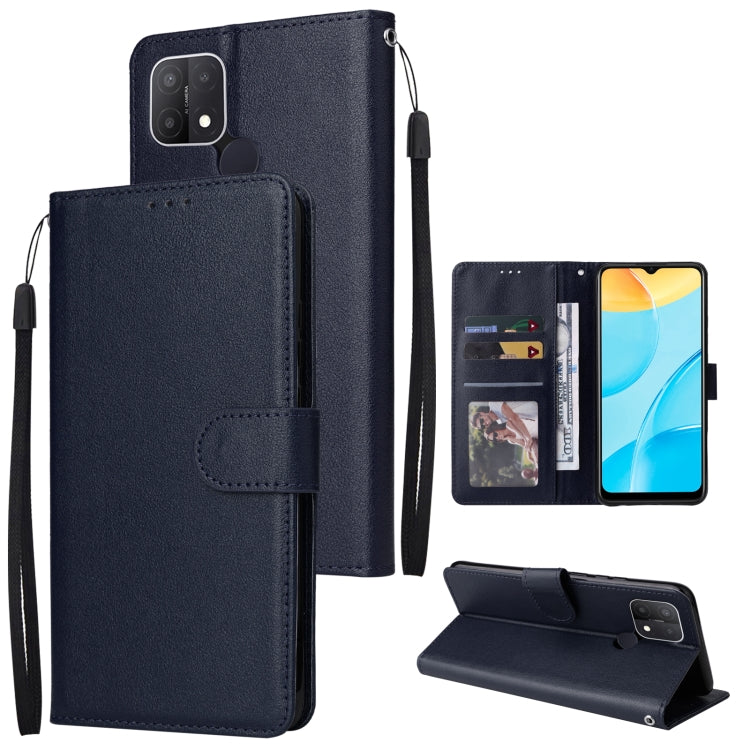 Multifunctional Horizontal Flip Leather Case with Three Card Slot, For Realme C2, For OPPO A15 / A15s / A35, For OPPO A5 / A3s / A12e / C1