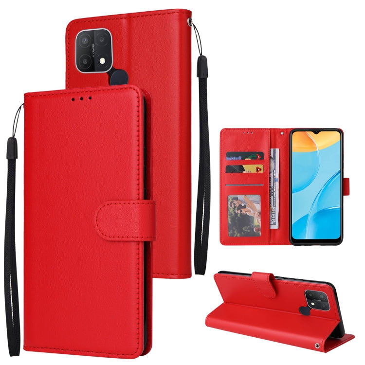 Multifunctional Horizontal Flip Leather Case with Three Card Slot, For Realme C2, For OPPO A15 / A15s / A35, For OPPO A5 / A3s / A12e / C1