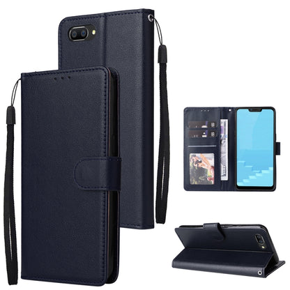 Multifunctional Horizontal Flip Leather Case with Three Card Slot, For Realme C2, For OPPO A15 / A15s / A35, For OPPO A5 / A3s / A12e / C1