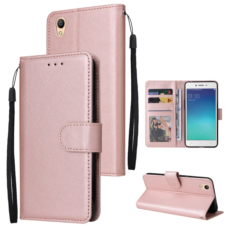 Multifunctional Horizontal Flip Leather Case with Three Card Slot, For OPPO A37, For vivo Y31, For vivo Y91C / Y1s